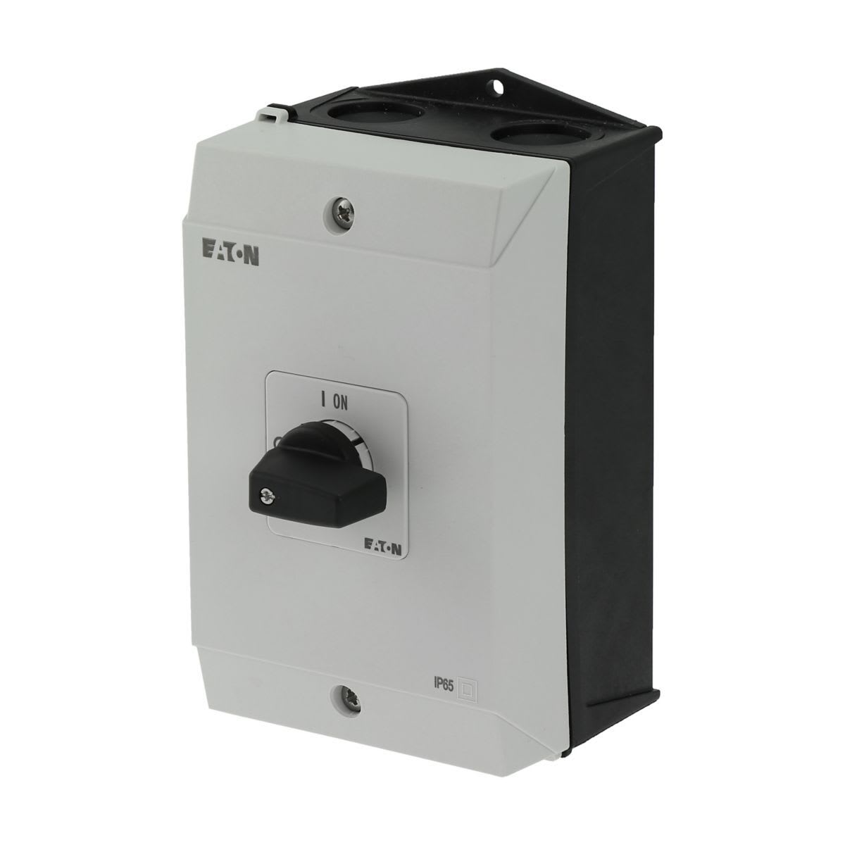 Eaton Electric - Av/På-bryter, P1, 40 A, kapslet, 3 fas, 1 N/O, 1 N/C, med  svart vrigrep