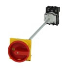 Eaton Electric - Hovedbryter, P1, 40 A, bak montert, 3 fas, Nødstopp funksjon, red vrigrep.