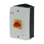 Eaton Electric - Av/På-bryter, P1, 40 A, kapslet, 3 fas + N, Nødstopp funksjon