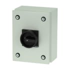 Eaton Electric - Hovedbryter, P1, 40 A, kapslet, 3 fas, STOPP funksjon, med svart vrigrep