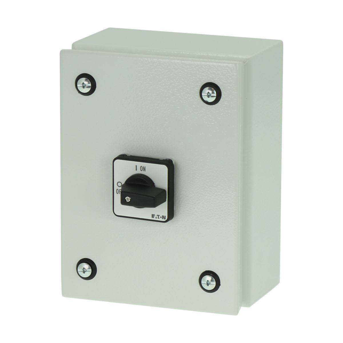 Eaton Electric - Av/På-bryter, P1, 40 A, 3 fas, kapslet, med svart vrigrep