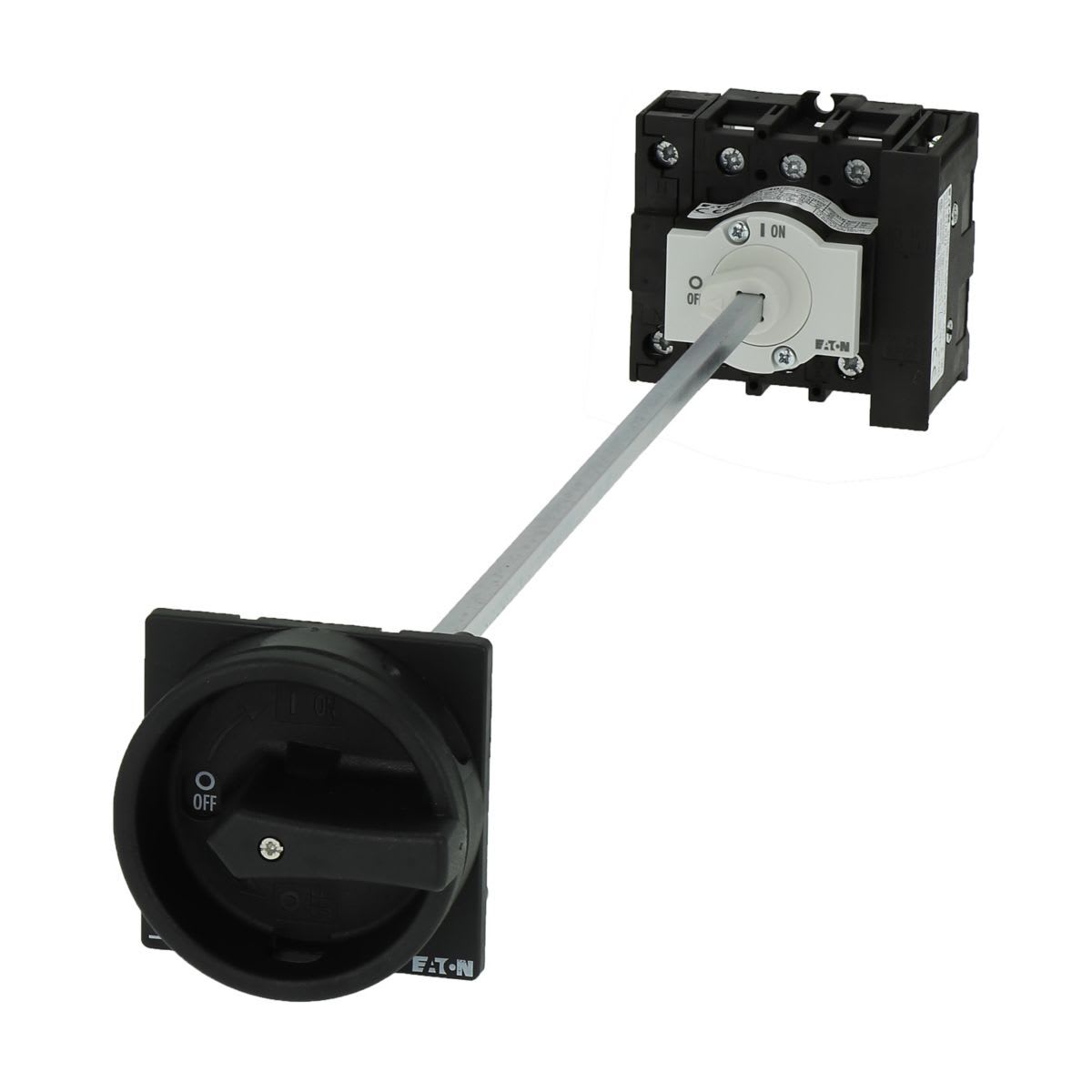 Eaton Electric - Hovedbryter, P1, 40 A, bak montert, 3 fas + N, 1 N/O, 1 N/C, STOPP funksjon