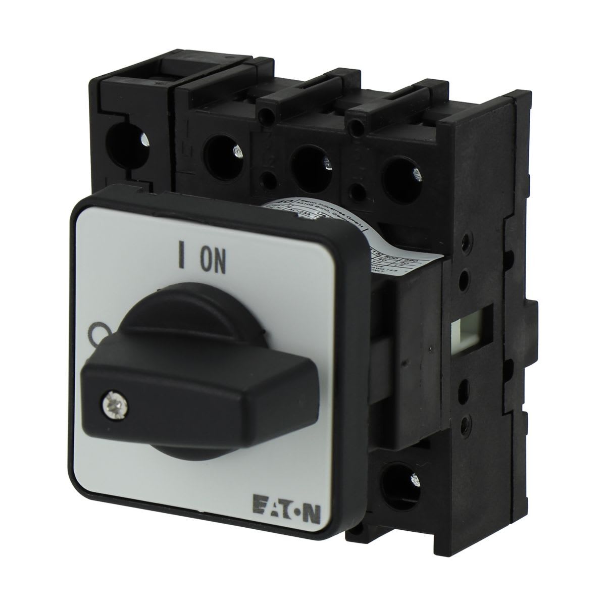 Eaton Electric - Av/På-bryter, P1, 40 A, innvendig montasje, 3 fas + N, med svart vrigrep
