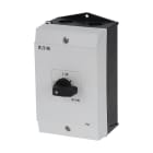 Eaton Electric - Av/På-bryter, P1, 40 A, kapslet, 3 fas + N, med svart vrigrep