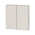Eaton Electric - Dobbel vippe krem 55x55mm - CWIZ-02/02