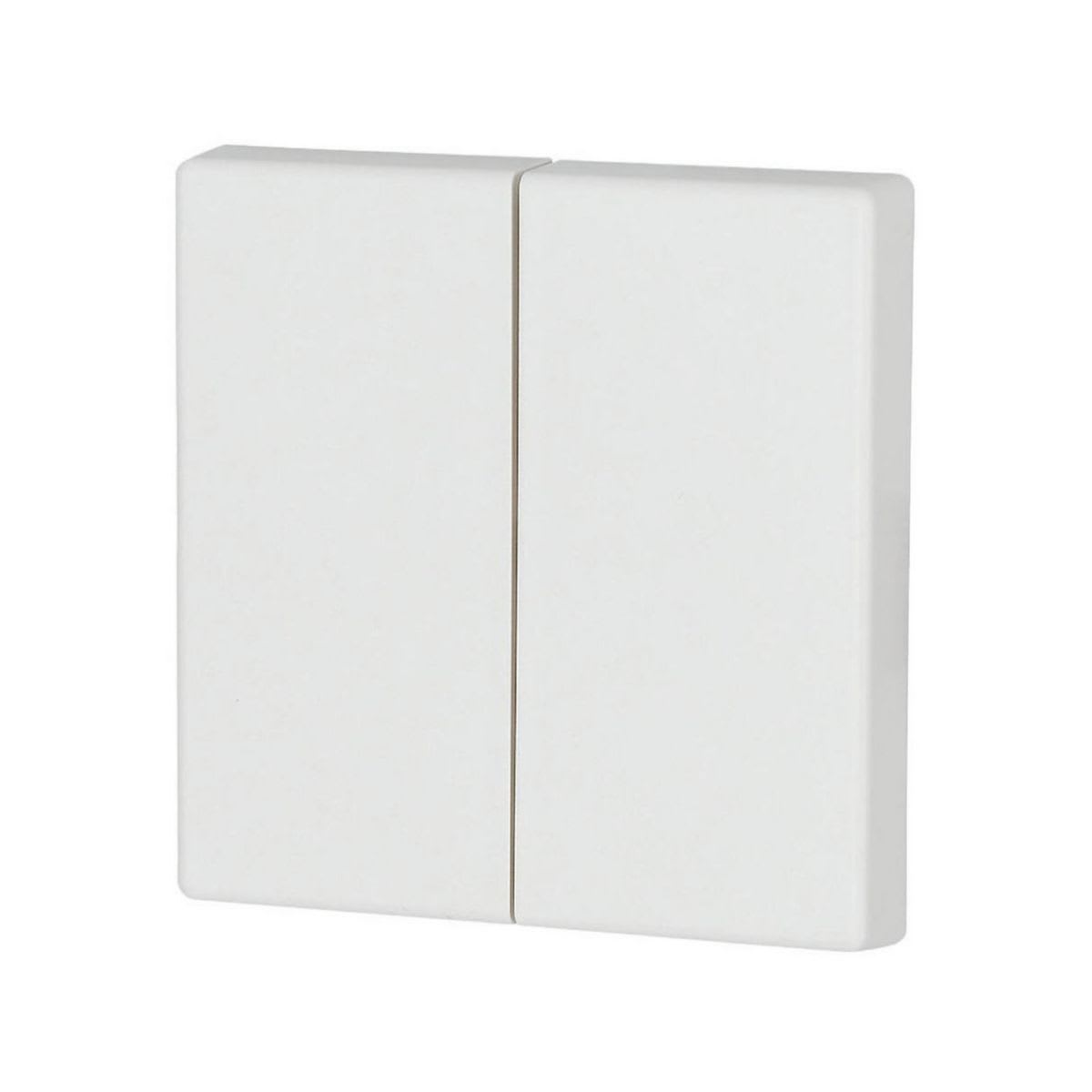 Eaton Electric - Dobbel vippe ren hvit 55x55mm - CWIZ-02/01