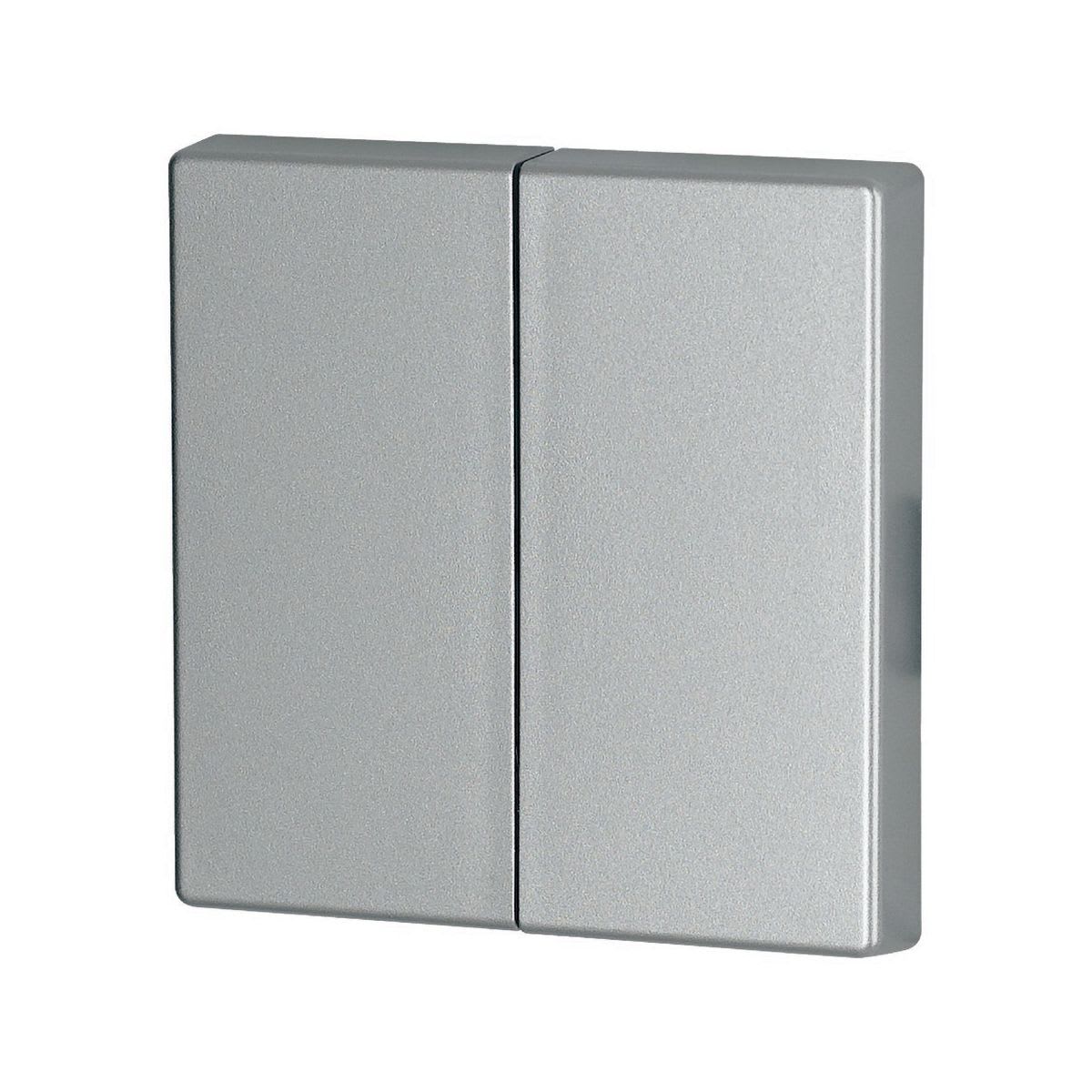 Eaton Electric - Dobbel vippe sølv 55x55mm - CWIZ-02/03