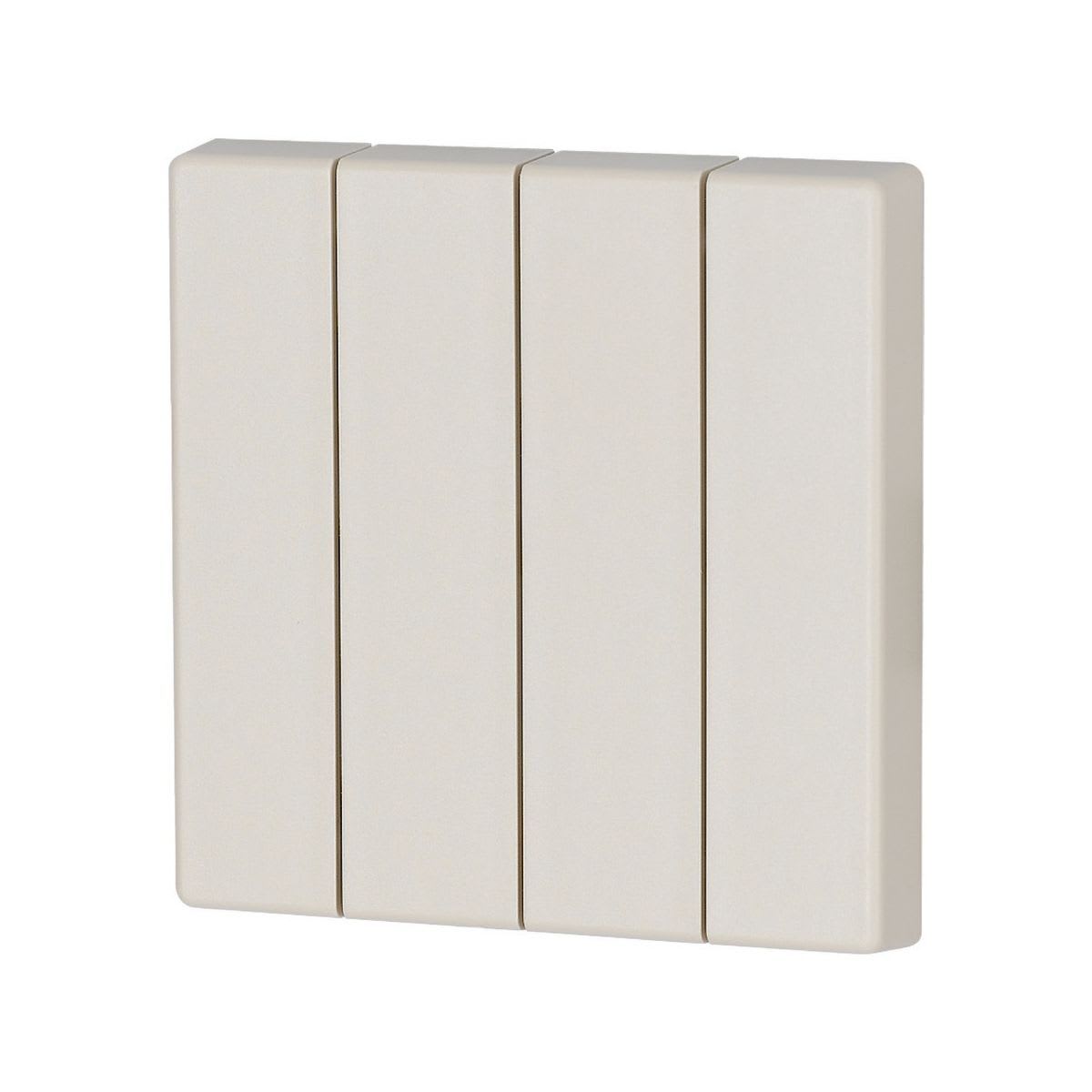Eaton Electric - 4-felts vippe krem 55x55mm - CWIZ-04/02