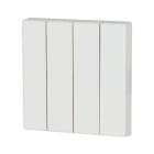 Eaton Electric - 4-felts vippe ren hvit 55x55mm - CWIZ-04/01