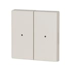 Eaton Electric - Dobbel vippe krem 55x55mm LED - CWIZ-02/02-LED