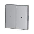 Eaton Electric - Dobbel vippe sølv 55x55mm LED - CWIZ-02/03-LED