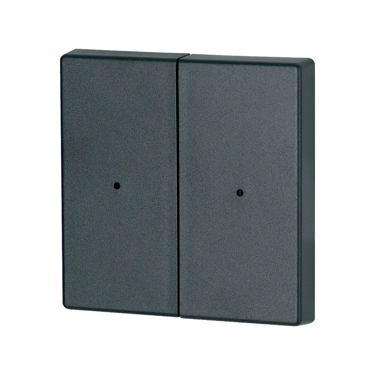 Eaton Electric - Dobbel vippe antrasitt 55x55mm LED - CWIZ-02/04-LED