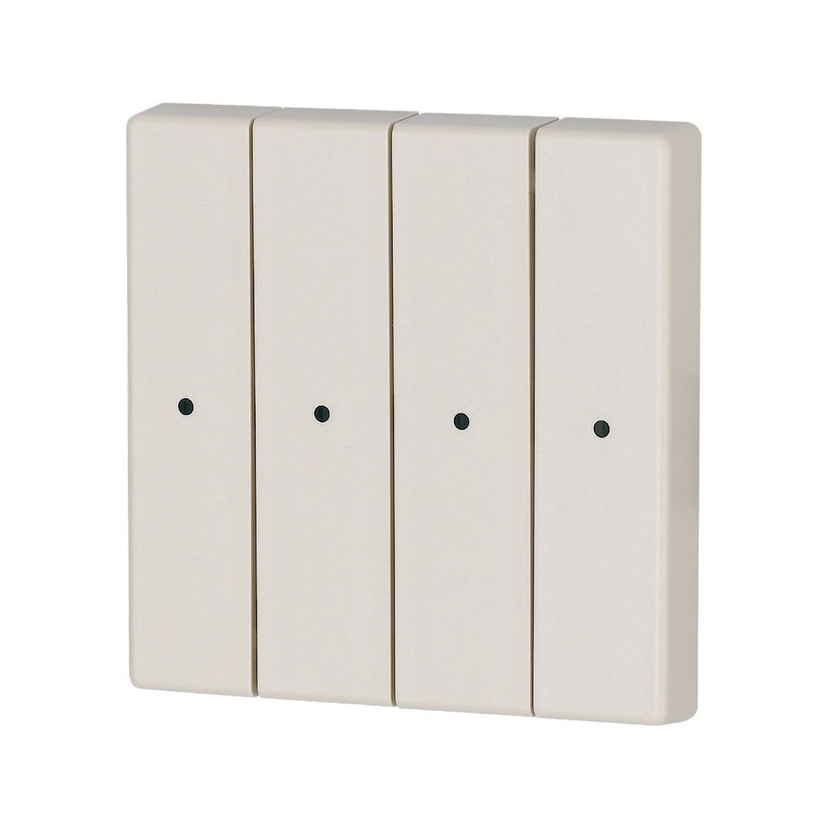 Eaton Electric - 4-felts vippe krem 55x55mm LED - CWIZ-04/02-LED