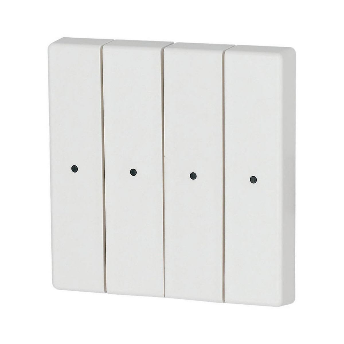 Eaton Electric - 4-f vippe ren hvit 55x55mm LED - CWIZ-04/01-LED