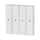 Eaton Electric - 4-f vippe ren hvit 55x55mm LED - CWIZ-04/01-LED