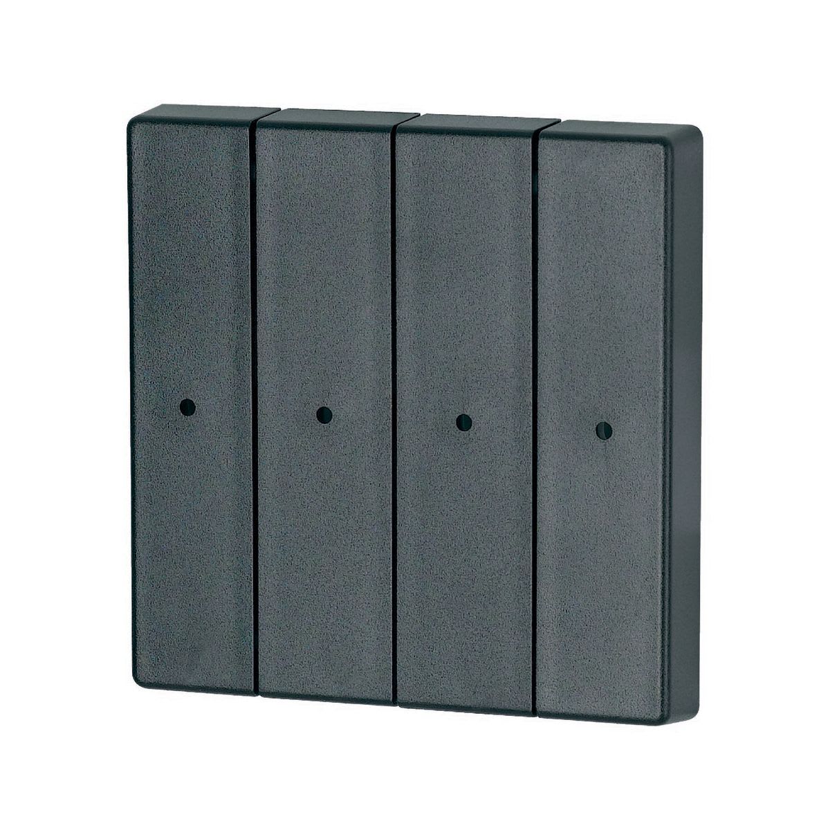 Eaton Electric - 4-f vippe antrasit 55x55mm LED - CWIZ-04/04-LED