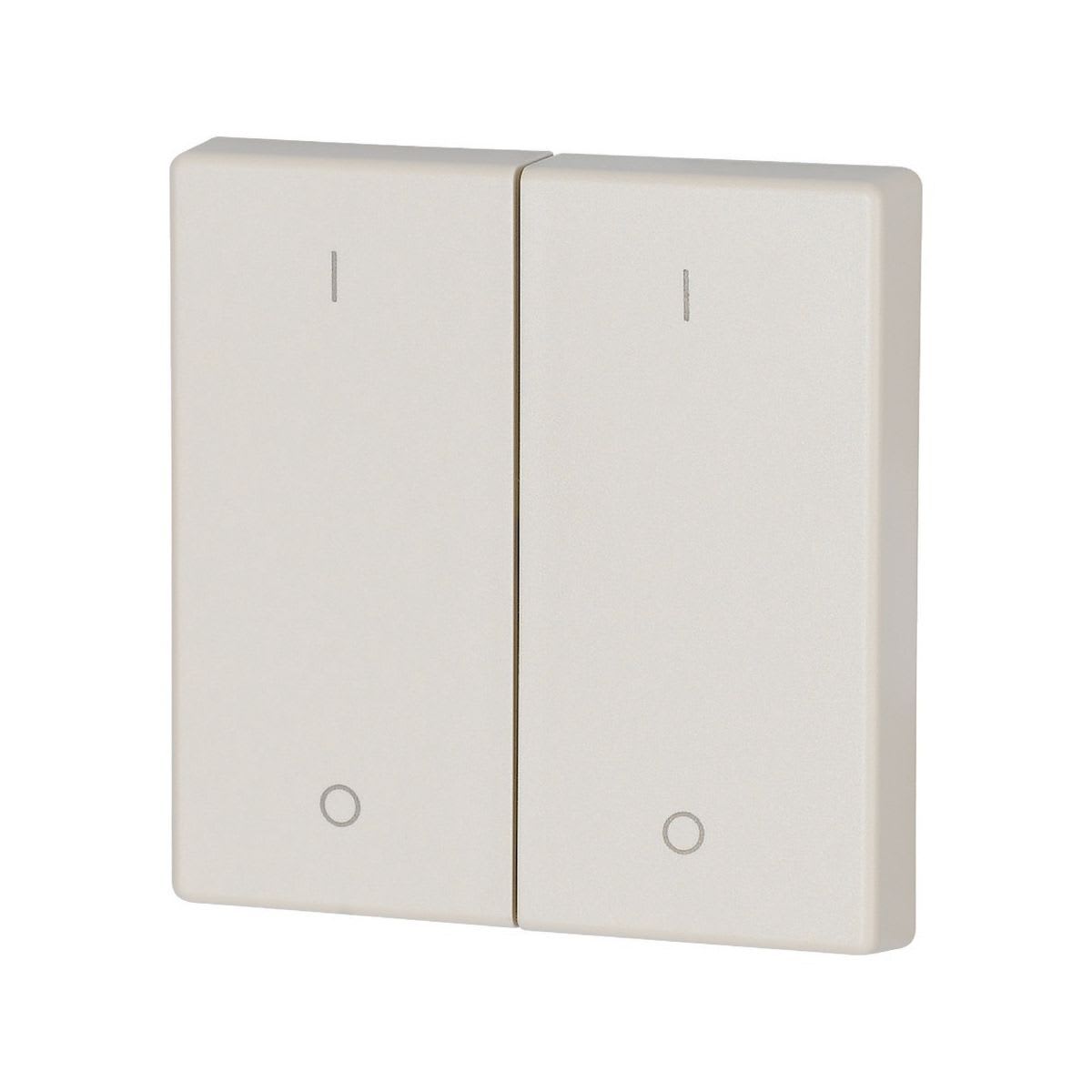 Eaton Electric - Dobbel vippe Krem 1/0 - CWIZ-02/12