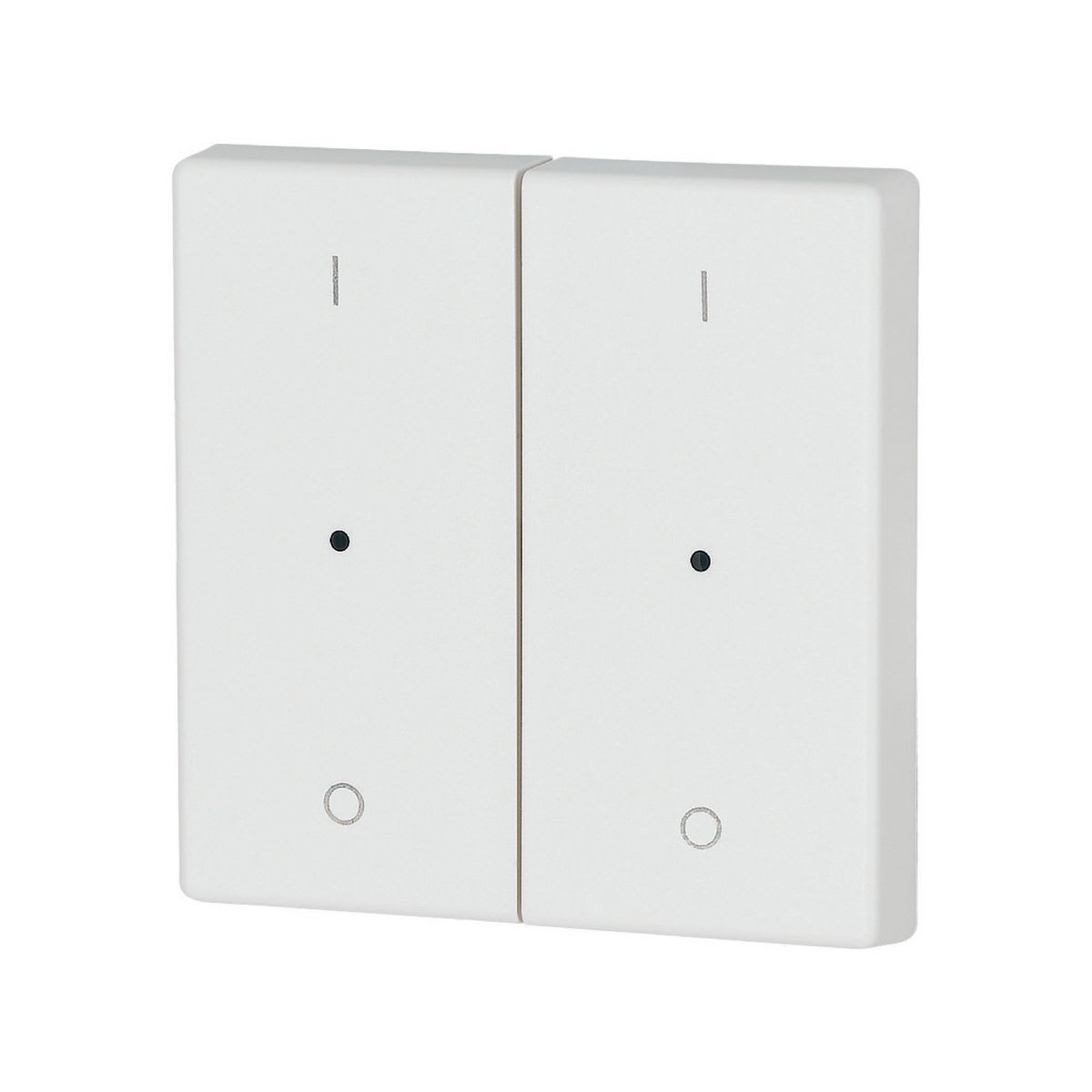 Eaton Electric - Dobbel vippe Hvit 1/0 LED - CWIZ-02/11-LED