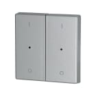 Eaton Electric - Dobbel vippe Sølv 1/0 LED - CWIZ-02/13-LED