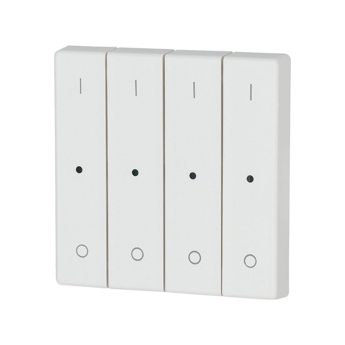 Eaton Electric - 4-felts vippe Hvit 1/0 LED - CWIZ-04/11-LED