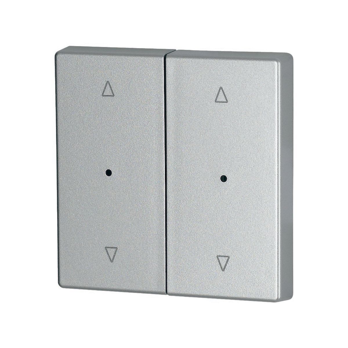 Eaton Electric - Dobbel vippe Sølv O/N LED - CWIZ-02/23-LED
