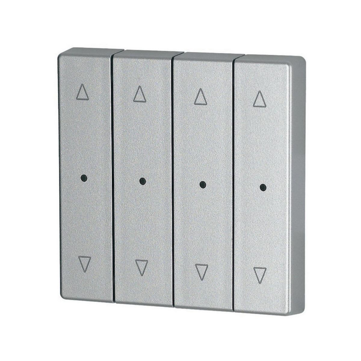 Eaton Electric - 4-felts vippe Sølv O/N LED - CWIZ-04/23-LED
