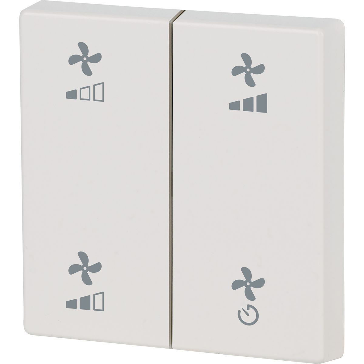 Eaton Electric - Glanset hvit Dobbel - ventilator - CWIZ-02/61