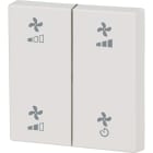 Eaton Electric - Glanset hvit Dobbel - ventilator - CWIZ-02/61