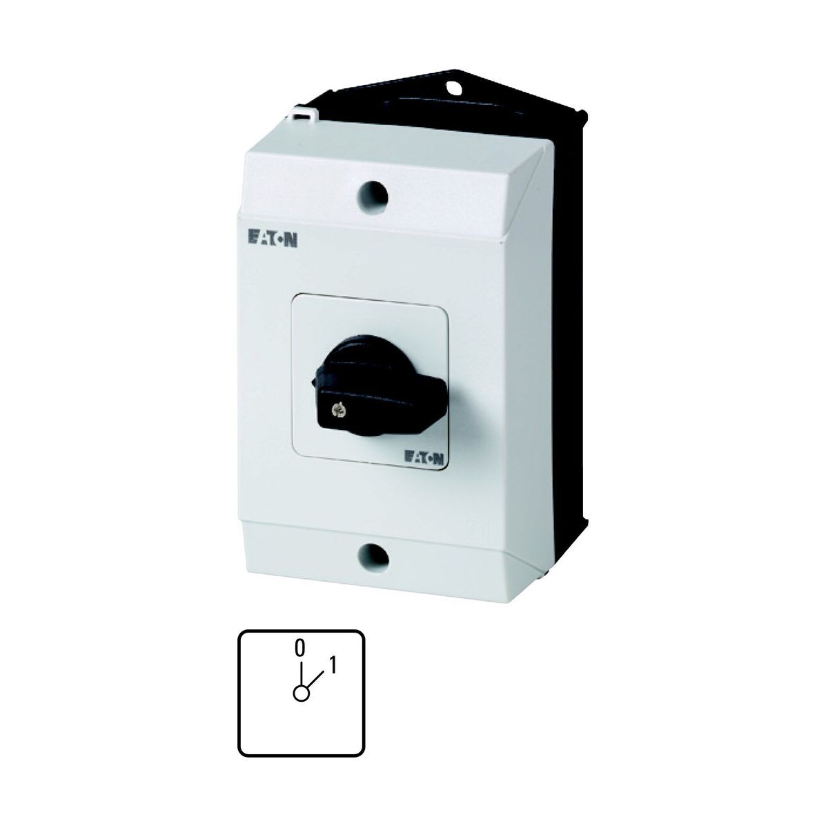 Eaton Electric - T0-1-15402/I1 Styrebryter, Kapslet, 2p, Ie=1