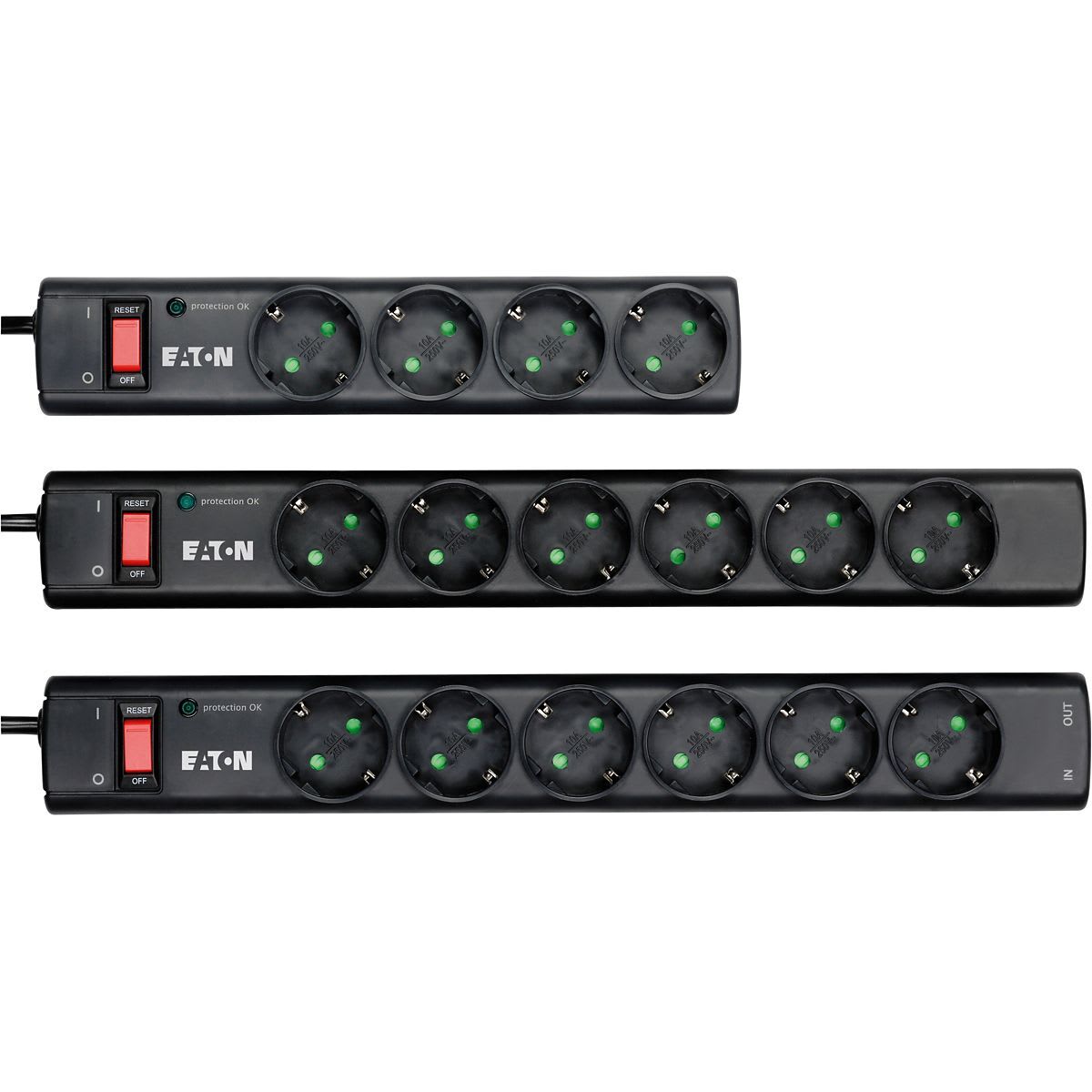 Eaton Electric - Eaton Protection Strip 4 DIN, pluggbart overspenningsvern