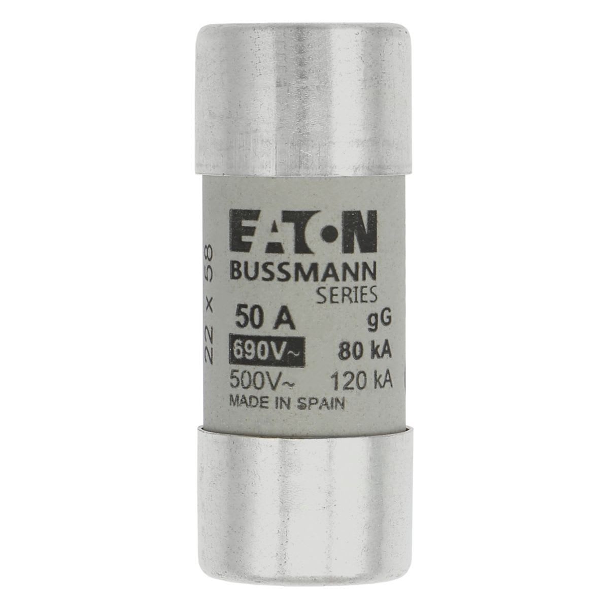 Eaton Electric - CYLINDRICAL FUSE 22 x 58 50A Sylindersikringer 22 x 58 50A