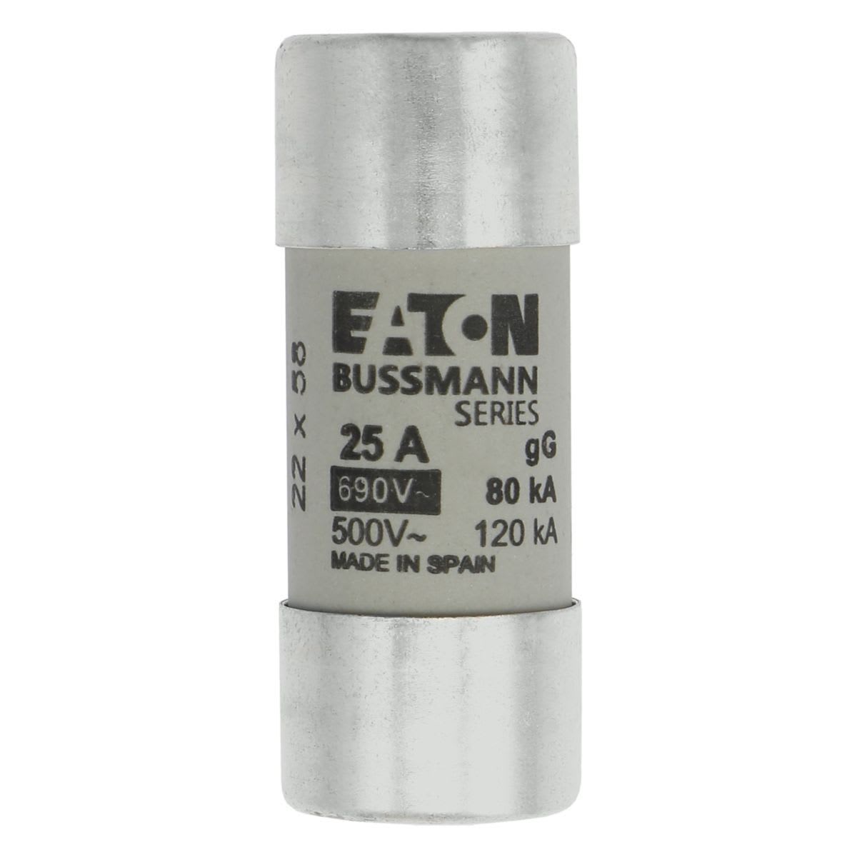 Eaton Electric - CYLINDRICAL FUSE 22 x 58 25A Sylindersikring 22 x 58 25A G