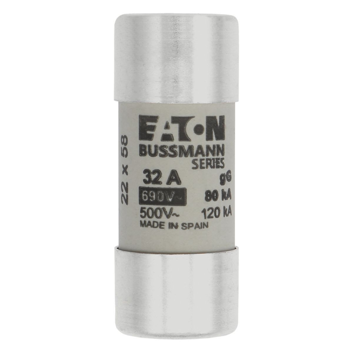 Eaton Electric - CYLINDRICAL FUSE 22 x 58 32A Sylindersikring 22 x 58 32A G