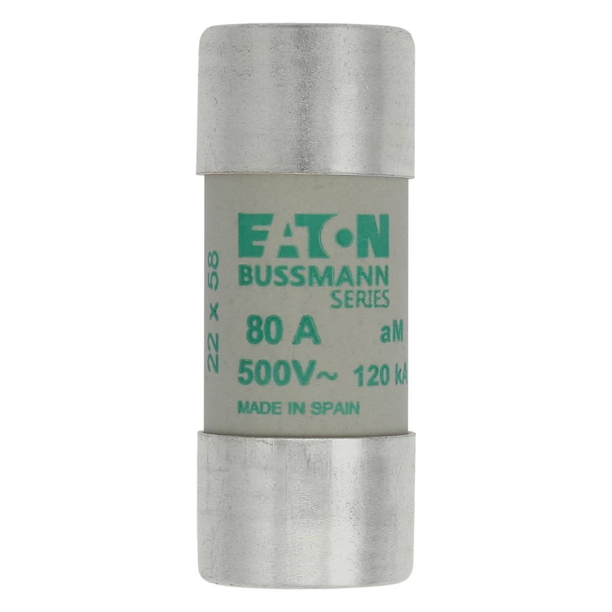 Eaton Electric - CYLINDRICAL FUSE 22 x 58 80A Sylindersikring 22 x 58 80A A