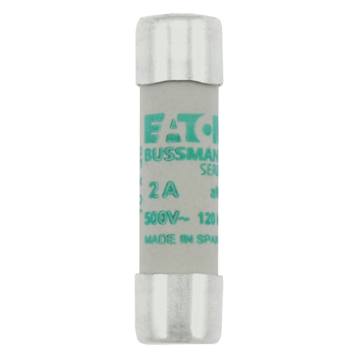 Eaton Electric - CYLINDRICAL FUSE 10 x 38 2A A Sylindersikring 10 x 38 2A AM