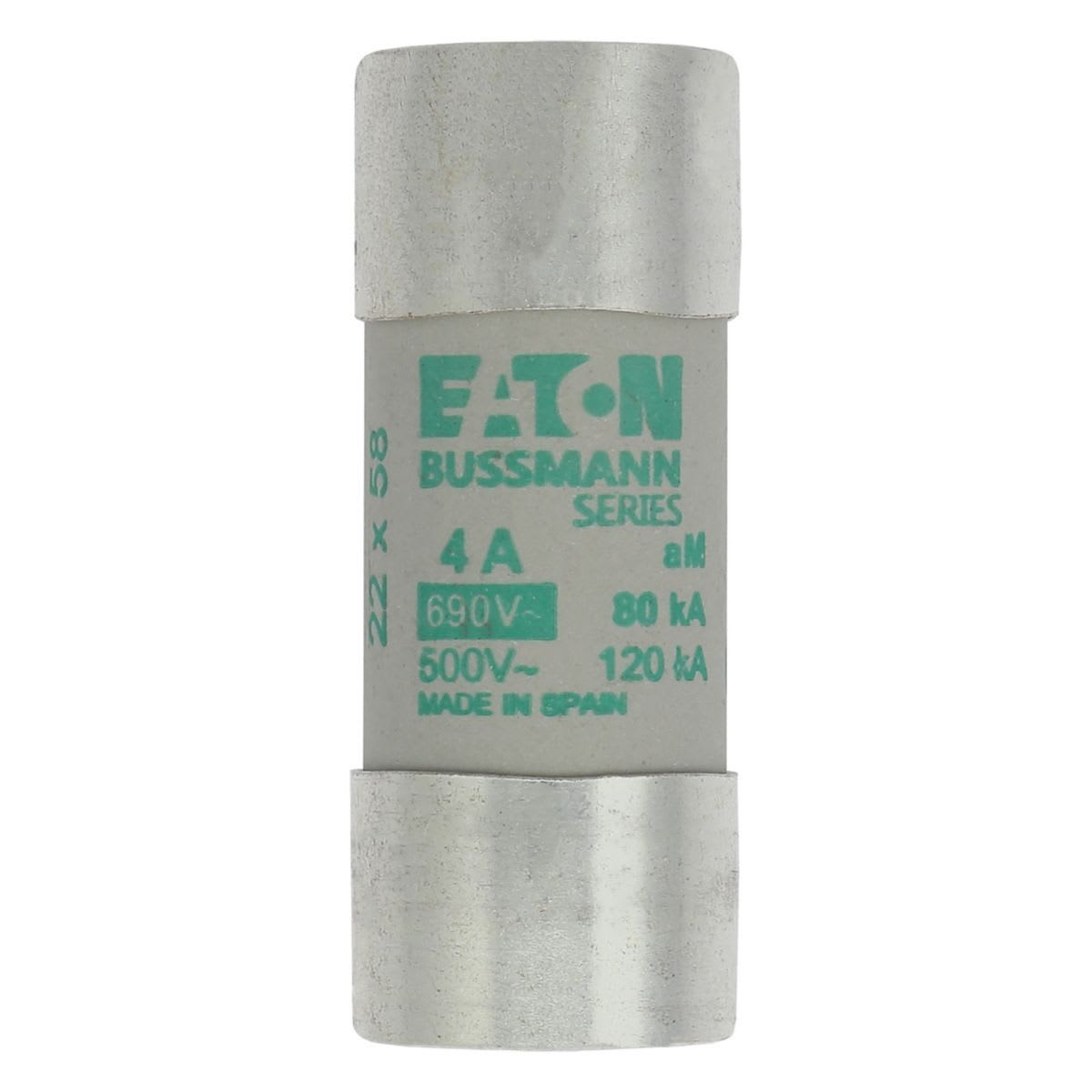 Eaton Electric - CYLINDRICAL FUSE 22 x 58 4A A Sylindersikring 22 x 58 4A AM