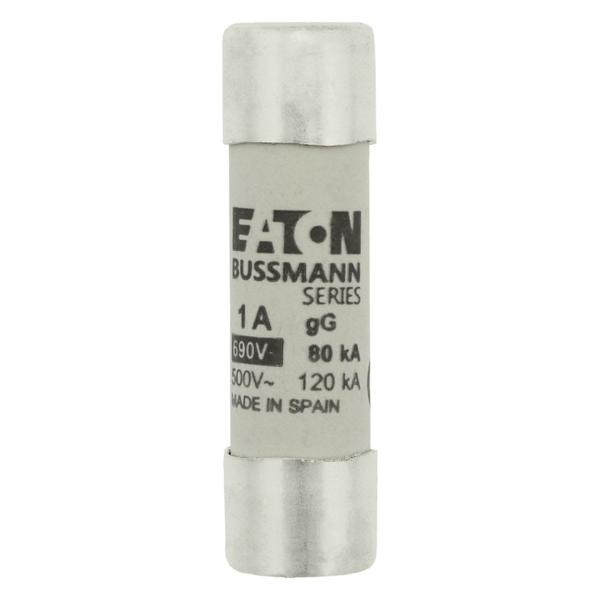 Eaton Electric - CYLINDRICAL FUSE 14 x 51 1A G Sylindersikring 14 x 51 1A GG