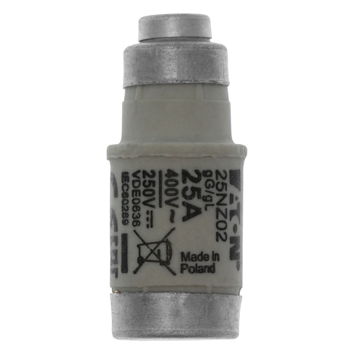 Eaton Electric - FUSE-D02 25A T GL/GG 400VAC E Sikring-D02 25A T GL/GG 400VA