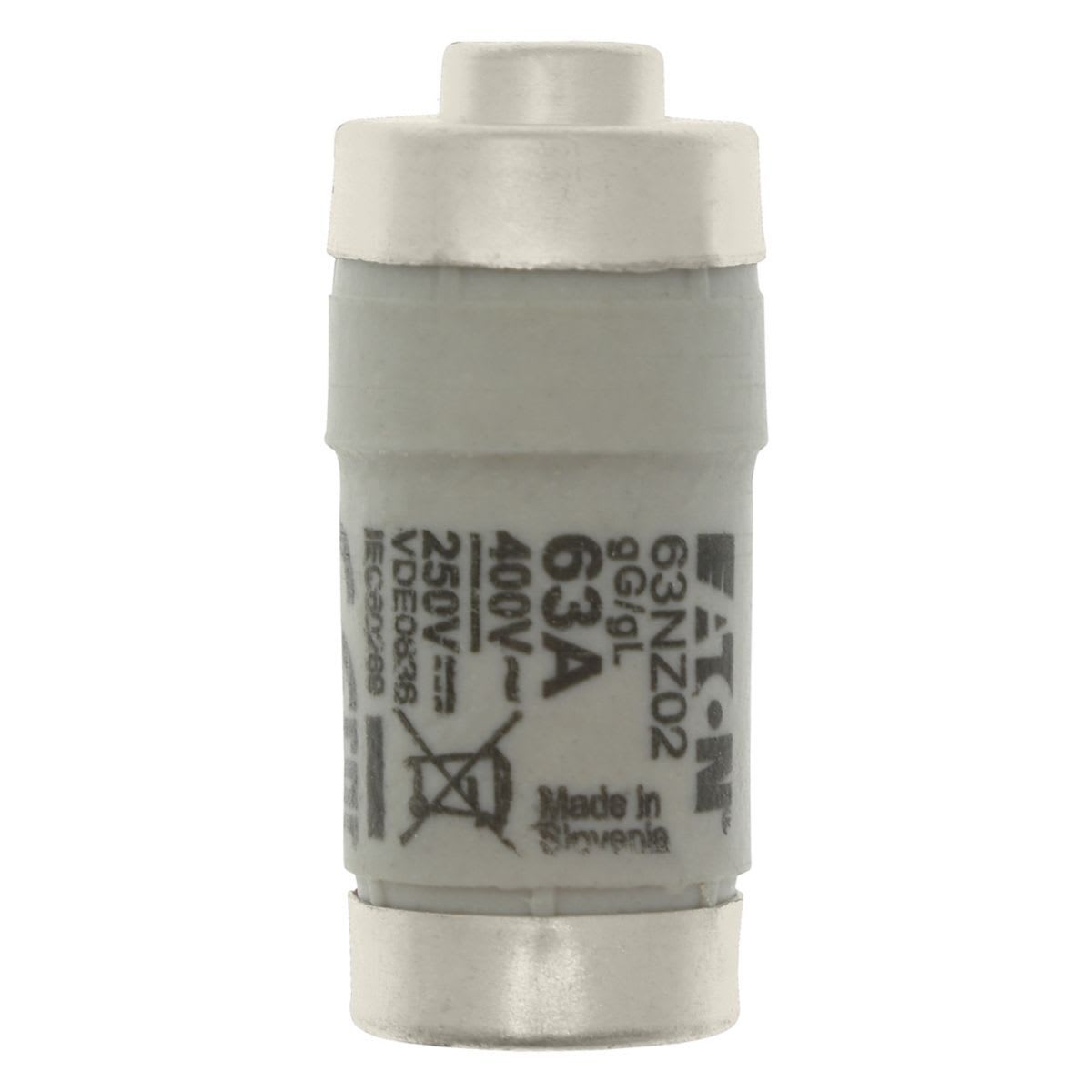 Eaton Electric - FUSE-D02 63A T GL/GG 400VAC E Sikring-D02 63A T GL/GG 400VA
