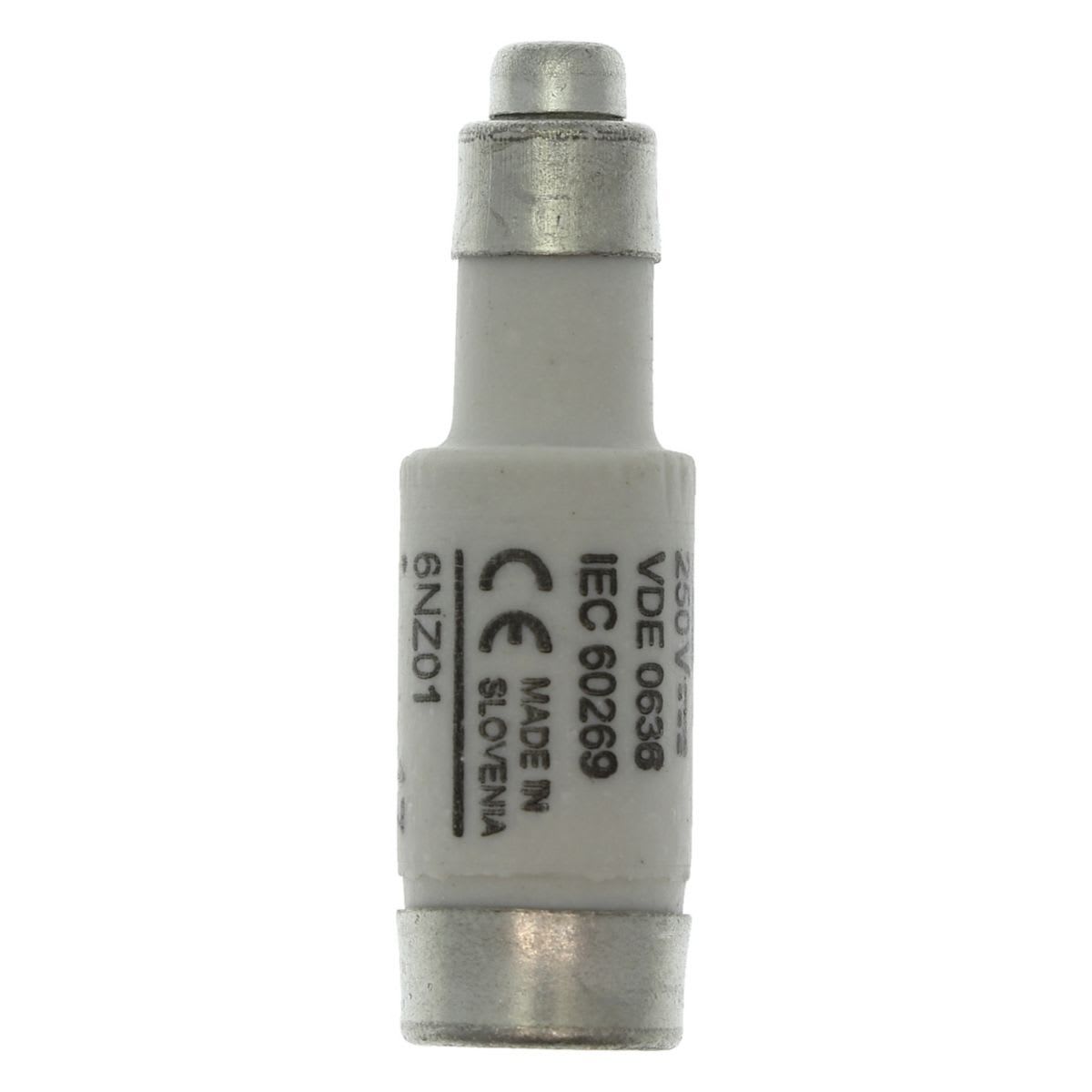 Eaton Electric - FUSE-D01 6A T GL/GG 400VAC E14 Sikring-D01 6A T GL/GG 400VAC
