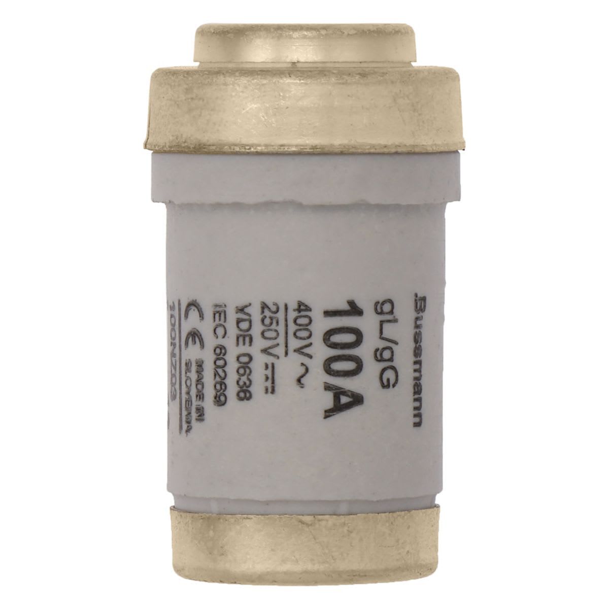 Eaton Electric - Sikring, LV, 100 A, AC 400 V, D03, gL/gG, IEC, tidsforsinket