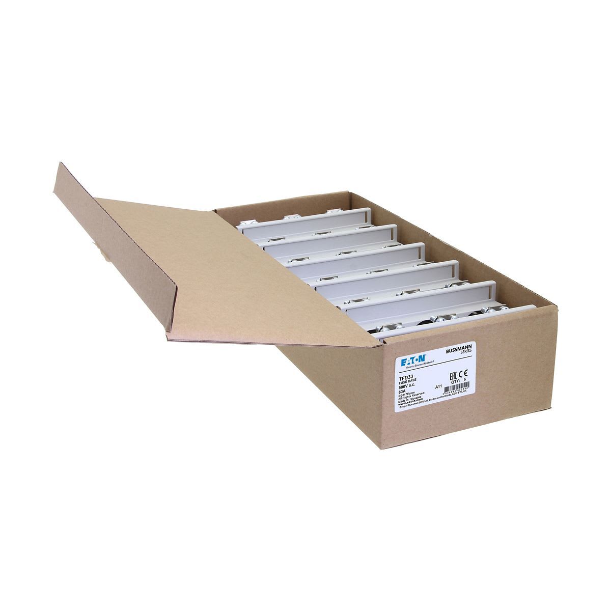 Eaton Electric - Sikringsbase, lavspenning, 63 A, AC 500 V, D3, 3P, IEC
