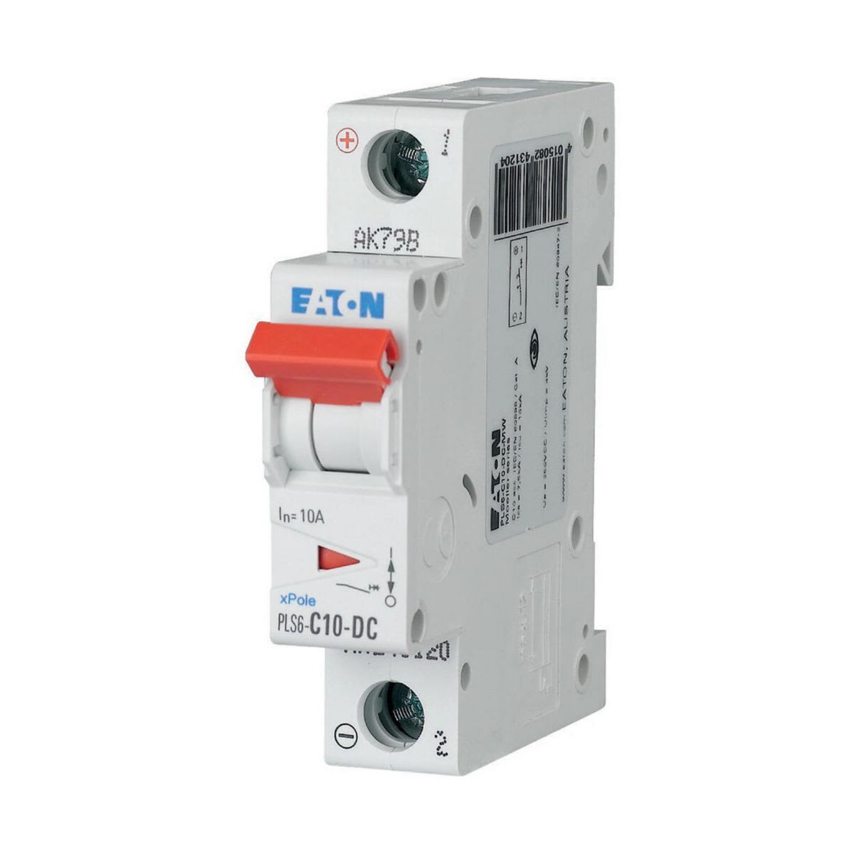Eaton Electric - PLS6-C10-DC-MW Elementautomat 10A 1P/C DC