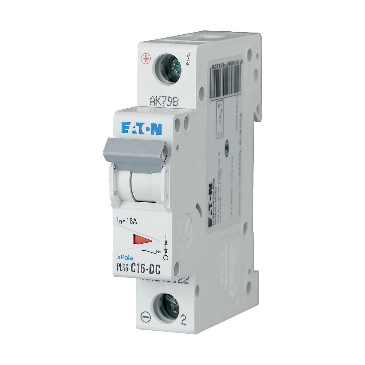 Eaton Electric - PLS6-C16-DC-MW Elementautomat 16A 1P/C DC