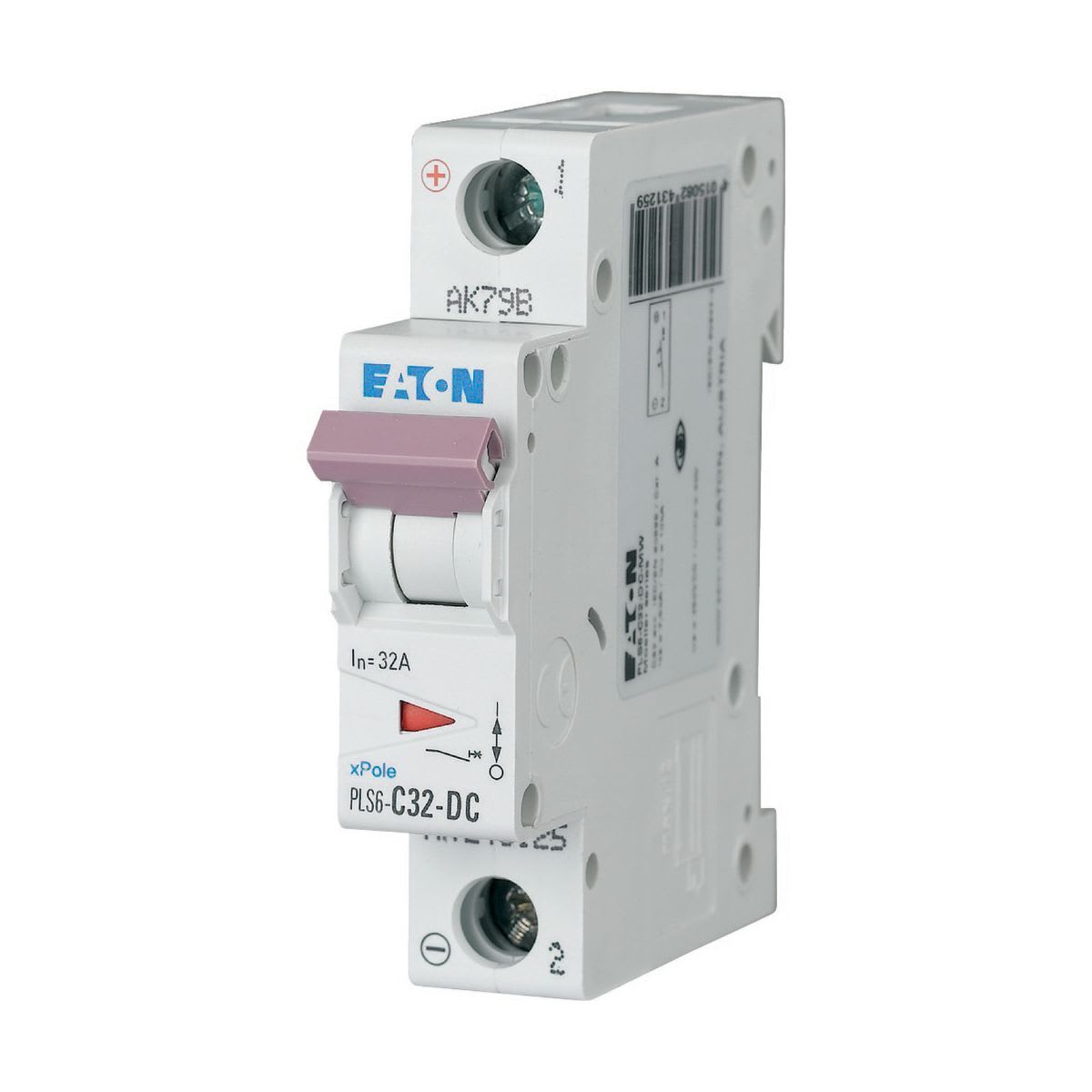 Eaton Electric - PLS6-C32-DC-MW Elementautomat 32A 1P/C DC