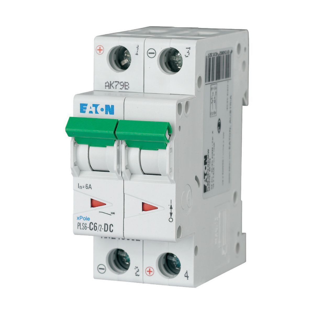 Eaton Electric - PLS6-C6/2-DC-MW Elementautomat 6A 2P/C DC