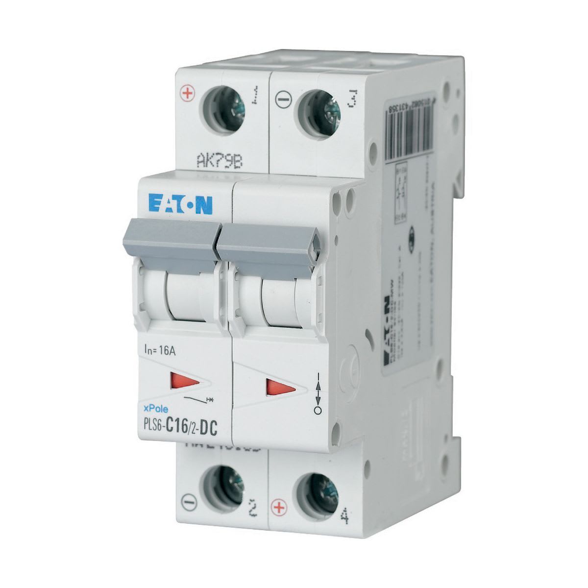 Eaton Electric - PLS6-C16/2-DC-MW Elementautomat 16A 2P/C DC