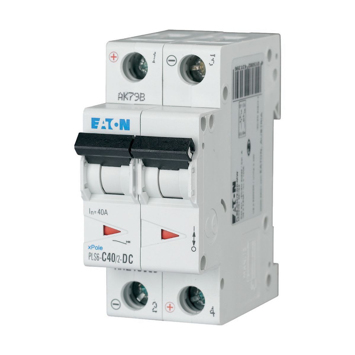 Eaton Electric - PLS6-C40/2-DC-MW Elementautomat 40A 2P/C DC