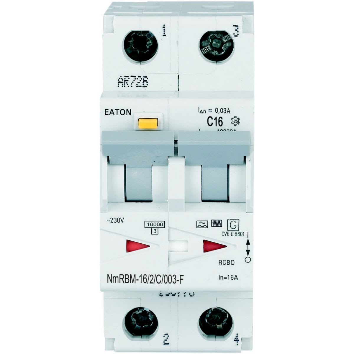 Eaton Electric - NmRBM-16/2/C/003-F Jordfeilautomat 16A C Type-F