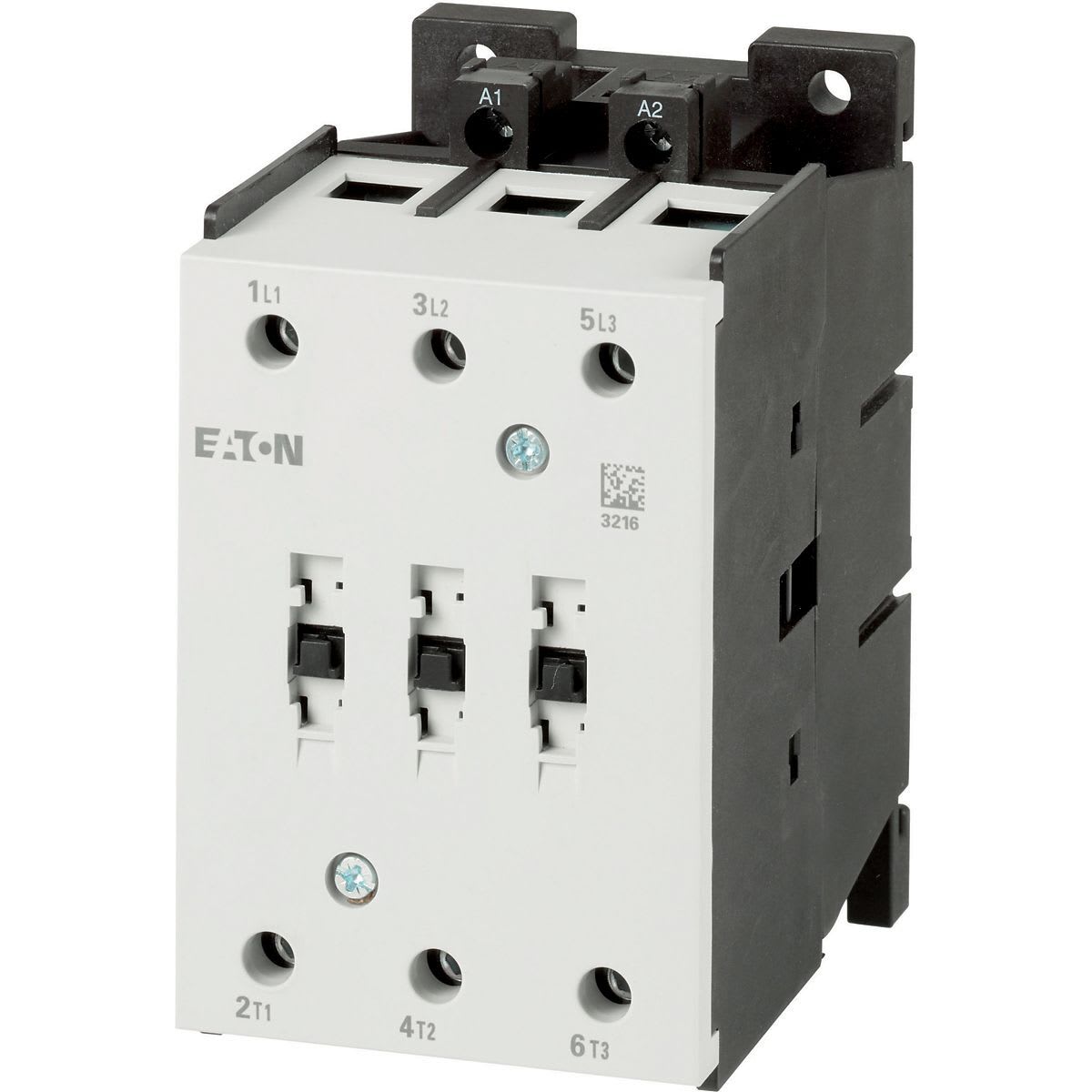 Eaton Electric - Kontaktor, 3 pol, 380 V 400 V: 45 kW, 24 V 50/60 Hz, AC betjent, Skruklemmer